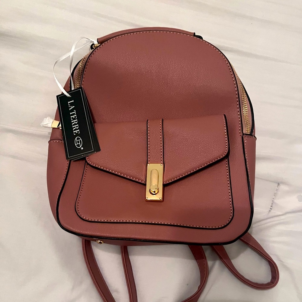 Women’s small backpack. Color brownish. Brand new.